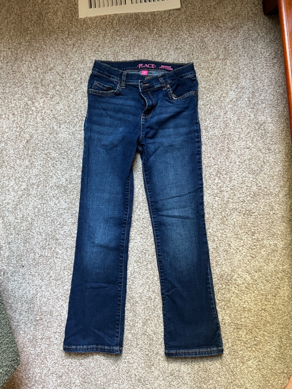 The Children's Place Girls Dark Wash Bootcut Jeans